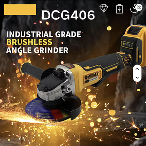 20V Cordless Brushless Angle 110mm/125mm Paddle Switch DIY for Cutting DW-406 High-Powered Battery Operation for Heavy-dut - Product Image 4