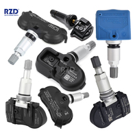 Capteur TPMS Universel pour Voiture, Capteur de Surveillance de la Pression des Pneus 433/315 MHz pour Toyota Nissan Honda Hyundai KIA BMW Mazda VW Ford