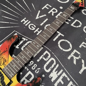 Guitarra Eléctrica Karlof Mummy <span class=keywords><strong>ESP</strong></span> con Herrajes Negros Floyd en Stock, Envío Rápido - Product Image 2