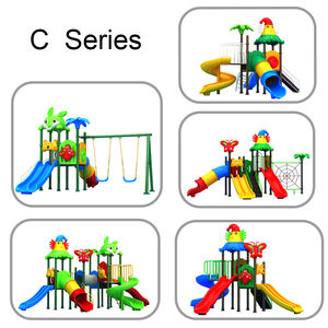 Happy Theme China Proveedor Niños Columpio y tobogán Equipo de juego de <span class=keywords><strong>segunda</strong></span> <span class=keywords><strong>mano</strong></span> Tobogán <span class=keywords><strong>interior</strong></span> Parque infantil al aire libre - Product Image 4