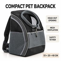 Sac à dos de transport portable en PVC pour animaux de compagnie Zheng Xin avec fermeture à ceinture, respirant, grande capacité, pour chat, vente en gros