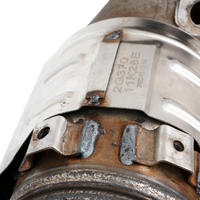 Convertisseur catalytique ternaire en acier inoxydable 409 pour moteurs GNC, norme d'émission Euro VI, position avant, ajustement universel, OEM