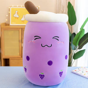 Squishy Bubble Tea en peluche oreiller mignon thé au lait Adorable câlin oreiller en peluche Boba peluches - Product Image 2