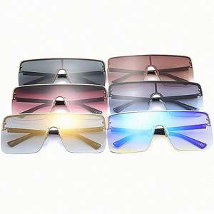 Gafas de Sol Cuadradas de Montura Grande con Protección UV400, Modernas y Personalizadas con Logotipo, para Hombre y Mujer, 2020 - Product Image 6