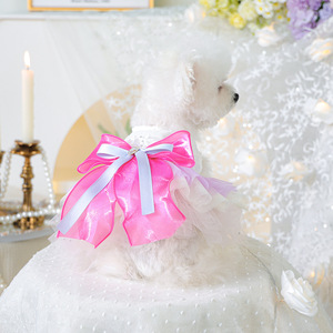PETCIRCLE Pet Circle Vêtements pour animaux printemps/été : tenues pour chiens et chats, jupes en tulle irisé et voiles - Product Image 4