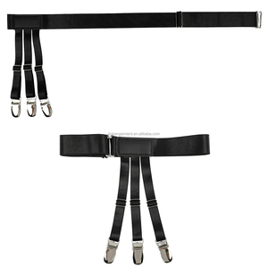 Bretelles Élastiques Homme de Haute Qualité avec <span class=keywords><strong>6</strong></span> Pinces Antidérapantes, Support Réglable pour Chemise - Product Image 2