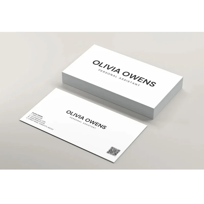 Custom Transparent Holographic Business Card Printing Waterproof Plastic Visiting Card with Logo Promotion Use