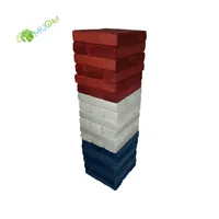 Yumuq 54 пакет 7,5x7,5x27 "гигантская деревянная башни игры, 2.5FT высокий свергнуть древесины башня строительные блоки для использования вне помещений