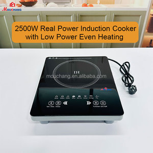 Écran tactile <span class=keywords><strong>électrique</strong></span> <span class=keywords><strong>de</strong></span> cuisinière à induction portable <span class=keywords><strong>2500W</strong></span> pour usage domestique en plastique durable - Product Image 2