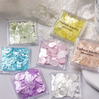 Coquille colorée Nail Art tranches 3D Nail Art flocons pour manucure décoration bricolage artisanat ongles paillettes