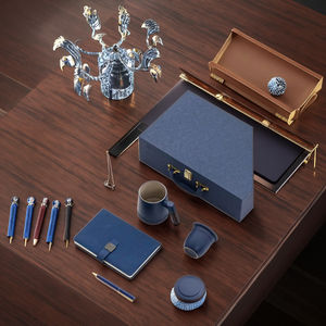 Set di Quaderni A5 in Pelle PU di Lusso con Ricamo, Regalo Aziendale Promozionale per Uomini e Donne - Product Image 6