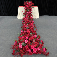 Grandes Fleurs Géantes pour Sol Décoration de Mariage, Chemin de Fleurs Artificielles Blanches pour Décoration de Vitrine