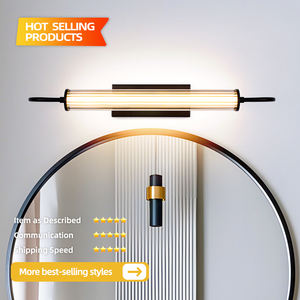 Applique murale LED moderne pour salle de bain, éclairage intérieur, bronze noir, applique murale LED à montage en surface - Product Image 3