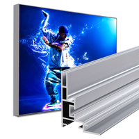Cadre de panneau lumineux mural en tissu avec structure robuste pour affiche LED, fournisseur d'affichage publicitaire rétroéclairé pour intérieur