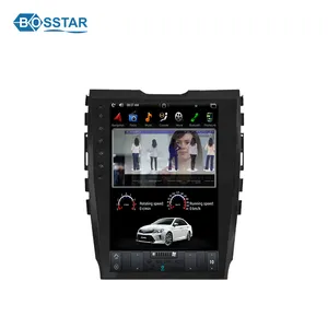 Autoradio android, lecteur dvd, stéréo, tactile complet, pour voiture FORD Edge (2015, 2016, 2017, 2018), modèle tesla