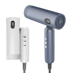 Mini-sèche-cheveux professionnel ionique pliable avec moteur BLDC haute vitesse, nouveau design en T, vente en gros usine - Product Image 1