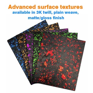 Penjualan Langsung Pabrik Plat Serat Karbon Pola Tempa Berwarna, Ketebalan 2mm-10mm, Lembaran Serat Karbon Plat Serat Karbon - Product Image 1