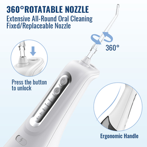 Oral B <span class=keywords><strong>Fairywill</strong></span> Dientes eléctricos Flossers Agua Dental Flosser Agua Flosser Limpieza de dientes - Product Image 4