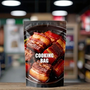 Bolsa de Embalaje de Alimentos Personalizada con Código QR, Bolsa Retornable Resistente a Altas Temperaturas para Carne de Cerdo Estofada - Product Image 1