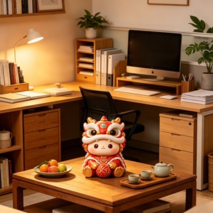 BZY propose des sculptures de danse du <span class=keywords><strong>lion</strong></span> de taille personnalisable, modèles de table et d'extérieur pour la décoration de la maison, en résine. - Product Image 4