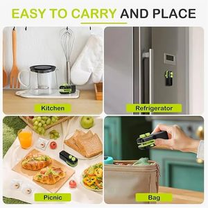 Mini Sellador de Bolsas - Sellador de Bolsas de Plástico con Cortador e Imán, Máquina de Sellado Portátil para Reutilizar Bolsas de Plástico - Product Image 6