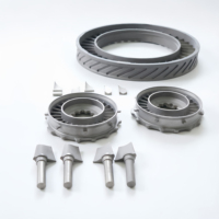 Layanan Pemesinan CNC Bilah Turbin / Roda Turbin Gas Inconel 601 / 600 / 625 / 718 / X750 untuk Model Pesawat Terbang