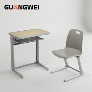 Meubles de classe universitaires durables et écologiques GUANGWEI, bureau et chaise d'étude pour <span class=keywords><strong>étudiant</strong></span>s, <span class=keywords><strong>prix</strong></span> d'usine - Product Image 2