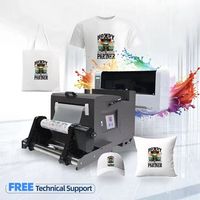 Imprimante DTF 30cm A3 A2 30cm 60cm XP600 Tout-en-un, machine d'impression et de séchage de poudre DTF pour vêtements