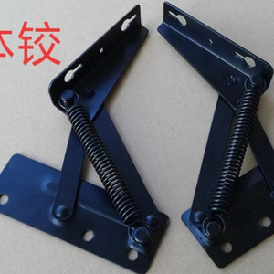 JYCHardware Spring Hinge For Sofa <b>Bed</b> Frame Black Iron Corner Bracket With Split Design One Side Each - Product Image 5