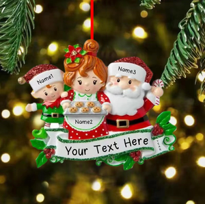Pendentif de Noël en résine DIY, motif Mère Noël mignonne et chaleureuse, pour enfants, lumineux, étanche, haute qualité, pour la fête de Noël - Product Image 3