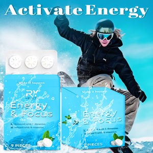 OEM zecche compresse vitamina energia Gummies energia menta piperita potenziatore per donne uomini adulti vitamina B6 B12 - Product Image 5