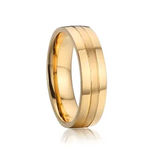 男士最新手指订婚简单中性不锈钢戒指珠宝男士s戒指金戒指男士设计