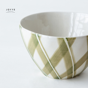 JOYYE Ceramic Theme <strong>Dinnware</strong> Custom Design Wholesale Unique Under Glazed Hand Painted Ceramic Stoneware Bowls - Product Image 5