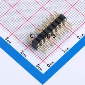 XDZ254C-2-08-Z-3.0-G1 Pin Header Through hole Component (THT),P=2.54mm Connector 2x8P 2.54mm 2.54mm Round Pin - Product Image 1