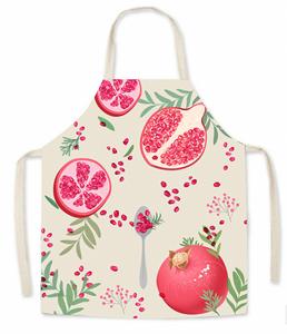 Babero de Lino y Algodón para Niños de la Serie Frutas - Diseño con Mangas, Moderno y Sostenible - Product Image 4