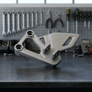 Componente de aluminio fundido a presión con superficie arenada - Product Image 3