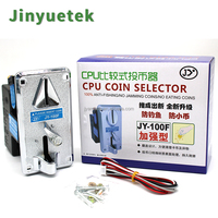 Accepteur de pièces électronique JY100F à prix d'usine JY, pièces de jetons personnalisables en plastique de haute qualité, accessoires pour machines de divertissement