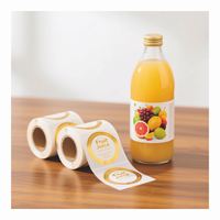 Étiquettes de canette de cou de bière d'expédition thermique directe de fanfold de couleur personnalisée de haute qualité 4X6