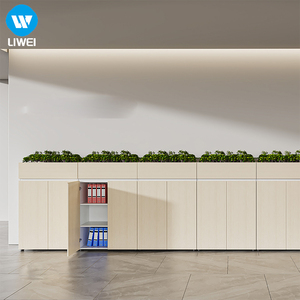 خزانة ملفات مكتبية خشبية حديثة ومتينة من LIWEI مع أكثر من 4 أدراج وتصميم زهور للاستخدام التجاري - Product Image 2