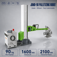 Robot Arm Palletizer Langsung dari Pabrik, Beban Angkut 90kg, Servo Kecepatan Tinggi, Rangka Baja untuk Lini Penumpukan Karton dan Kantong di Gudang
