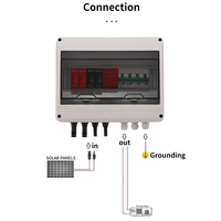 XIONGISOLAR kotak kombinasi Panel surya, kotak kombinasi Panel surya, 2 dalam 1, DC 1000V