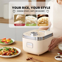 Cuisinière à pression intelligente 2025, 3L, micro-cuisinière à pression multifonction, appareil ménager, revêtement antiadhésif en alliage