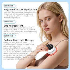 Masseur électrique et appareil de remodelage corporel avec dispositif de ventouses sans fil pour amincir, soulager les tensions musculaires et raffermir la peau - Product Image 5