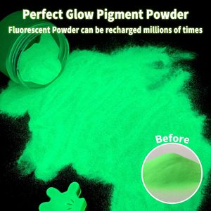Wholesale 12 Color Glow In Dark Fluorescent Pigment Powder Day Night Two Tone For Epoxy Resin <b>Paint</b> Concrete DIY Craft Supplies - Product Image 5