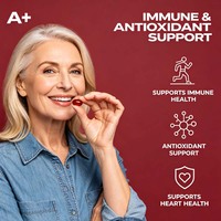 Gélules d'extrait d'ail 600 mg, extrait d'ail vieilli par portion |   Complément alimentaire avec CoQ10 Ubiquinol et Vitamine K2