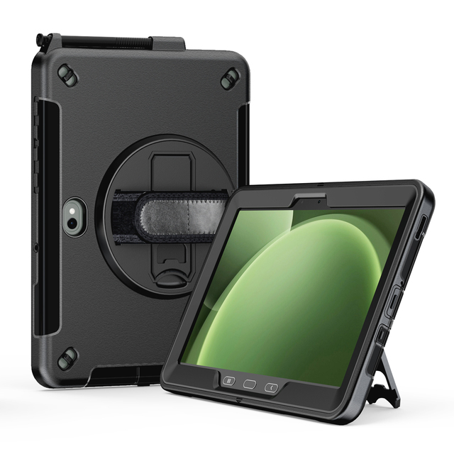 360 Rotating Stand Stylus Holder Shockproof Heavy Duty Tablet case for Samsung Galaxy Tab Active 4 Pro 10.1 Inch Case SM-T636B