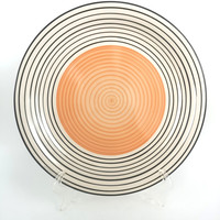 Assiette en céramique écologique pour la maison, le jardin, la cuisine, la table, design moderne, technique sur glaçure, assiettes personnalisées