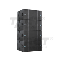 TACT Haut-parleurs Line Array passifs professionnels à trois voies, double 12 pouces, néodyme, pour extérieur, vente chaude
