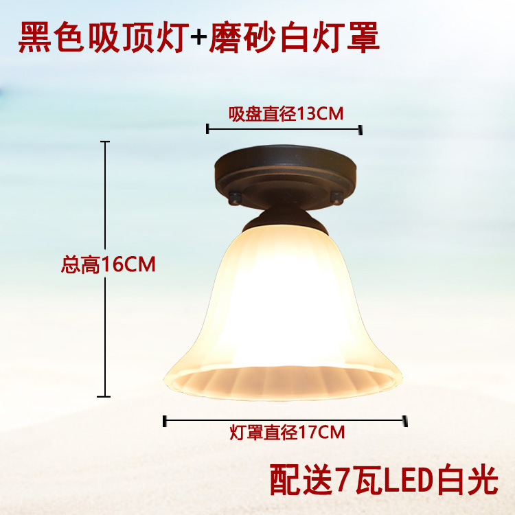 Black ceiling+ matte white lampshade