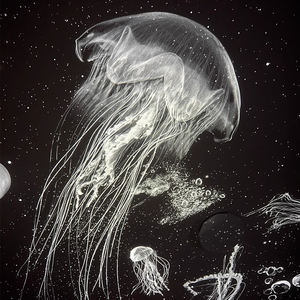 Lampe projecteur LED UFO Galaxie Étoile avec abat-jour blanc, films de projection ciel étoilé (sans projecteur) - Product Image 2